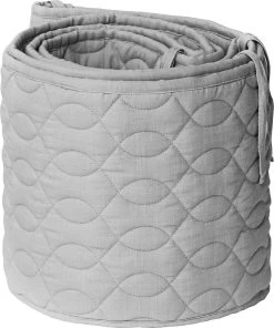 Sebra Quiltet Sengerand, Elephant Grey