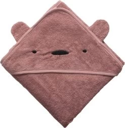 Sebra Hættehåndklæde, Milo, Blossom Pink