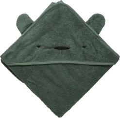 Sebra Hættehåndklæde, Milo, Bottle Green