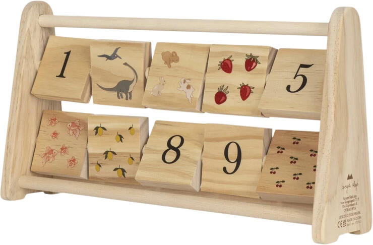WOODEN NUMBER FRAME 4 WOODEN NUMBER FRAME - Billede 2