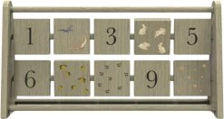 WOODEN NUMBER FRAME