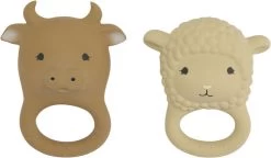 2 PACK TEETHERS FARM