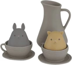SILICONE BATH TOYS CUP SET