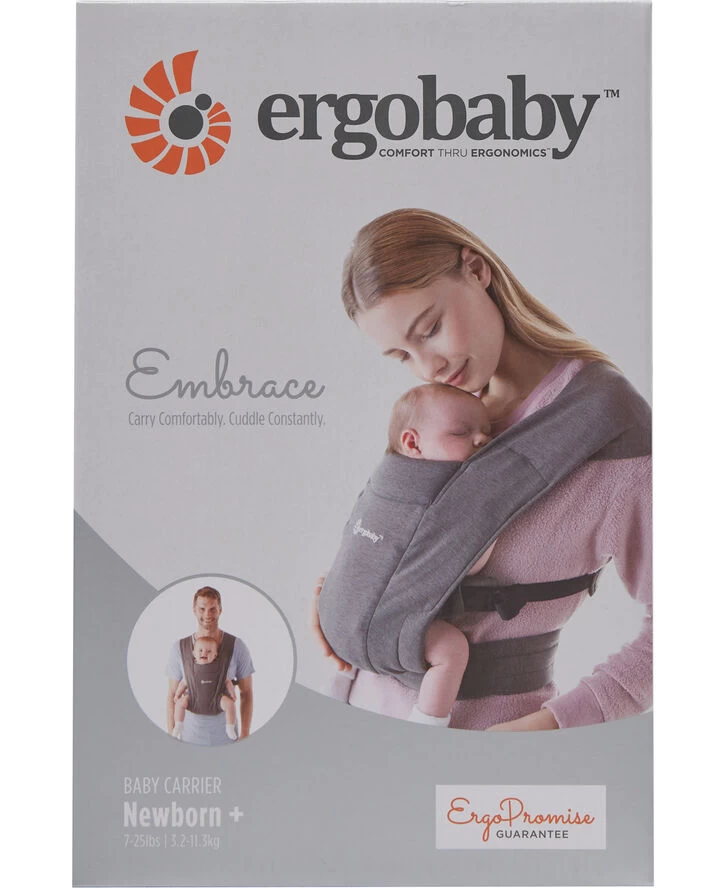Ergobaby Embrace Heather Grey 4 Ergobaby Embrace Heather Grey - Billede 2