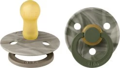 BIBS Colour Tie Dye Camo 2 PACK Latex Size 2 Dark Oak/Sand/H