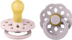 BIBS Boheme 2 PACK Latex Size 1 Blossom/Dusky Lilac