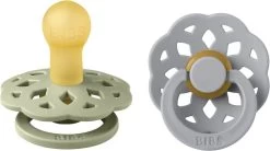 BIBS Boheme 2 PACK Latex Size 1 Sage/Cloud