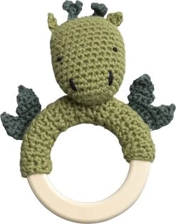 Sebra Hæklet Rangle På Træring, Drage