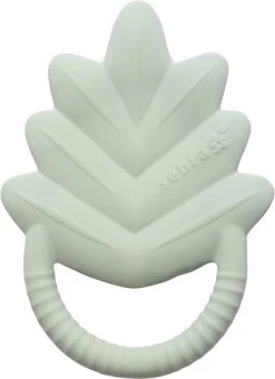 Sebra Naturgummi-latex Bidering, Blad, Misty Mint