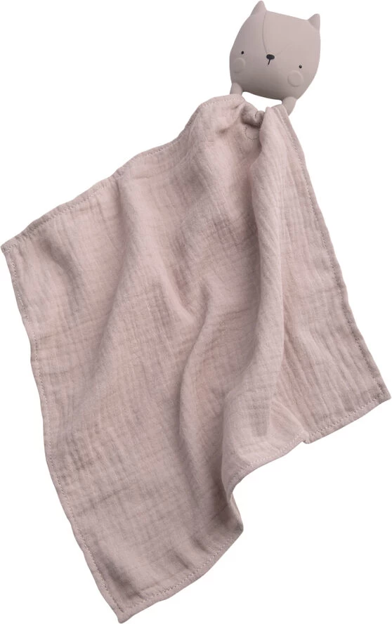 Sebra Naturgummi Bidering Med Klud, Egernet Zappy 3 Sebra Naturgummi Bidering Med Klud, Egernet Zappy