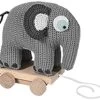 Sebra Hæklet Trækdyr, Elefanten Fanto, Classic Grey -Baby Bonus 3011302
