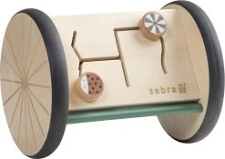 Sebra Aktivitetsrullespejl I Træ, Woodland