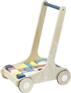 Vilac - Gåvogn Inkl. Klodser