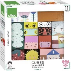 Vilac - Træklodser Med Lyd Af Suzy Ultman -Baby Bonus 3048700089106 3