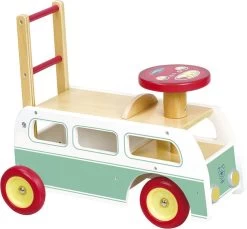 Vilac - Gåvogn - 2 I én Retro Bus