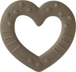 BIBS Baby Bitie Heart Dark Oak