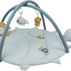 Done By Deer Aktivitets Legetæppe Sea Friends Blå -Baby Bonus 4113542