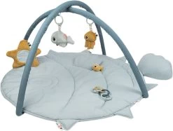 Done By Deer Aktivitets Legetæppe Sea Friends Blå