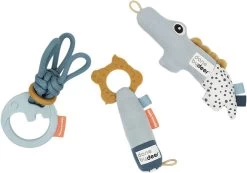 Done By Deer Tiny Toys Gavesæt Deer Friends Blå -Baby Bonus 5712643025757