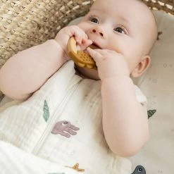 Done By Deer Biderangle 2 Stk Deer Friends Mustard/Pudder -Baby Bonus 5712643028529 4