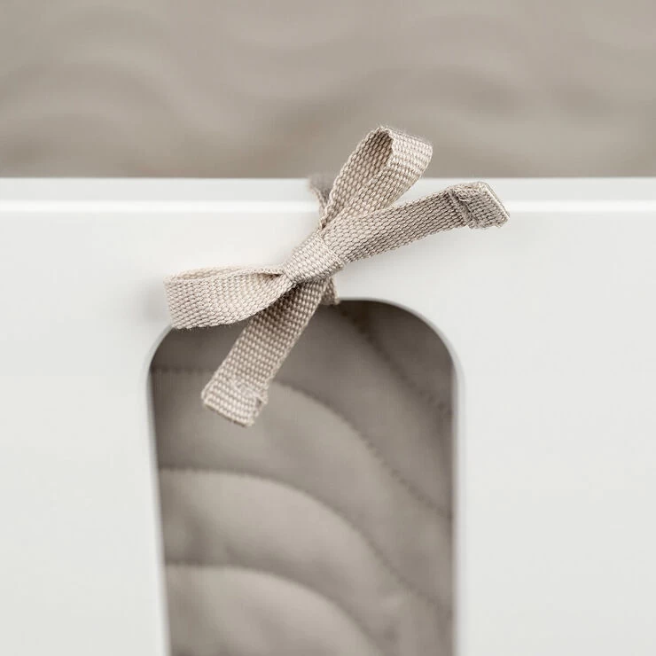 Done By Deer Quiltet Sengerand M/bindebånd Waves Blå 7 Done By Deer Quiltet Sengerand M/bindebånd Waves Blå - Billede 5