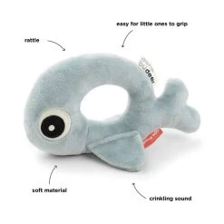 Done By Deer Rund Rangle Wally Blå -Baby Bonus 5712643043355 3