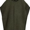 Filibabba Bade Poncho - Zigzag, Dark Green -Baby Bonus 5712804012046