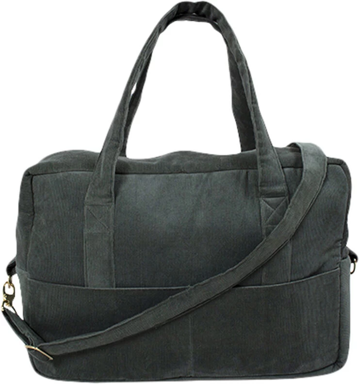 Filibabba Mommy Bag - Fløjl, Pine Green 4 Filibabba Mommy Bag - Fløjl, Pine Green - Billede 2