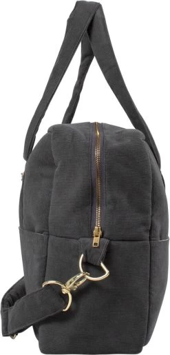 Filibabba Mommy Bag - Fløjl, Stone Grey -Baby Bonus 5712804012350 3