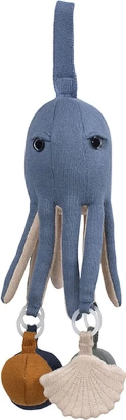 Filibabba Otto The Octopus - Touch & Play, Muddly Blue