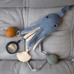 Filibabba Otto The Octopus - Touch & Play, Muddly Blue -Baby Bonus 5712804012534 2