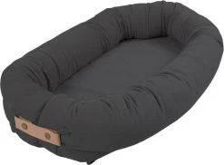 Filibabba Babynest - Fløjl - Stone Grey -Baby Bonus 5712804013098 3