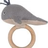 Filibabba Aktivitetslegetøj - Willie The Whale Rattle Grey -Baby Bonus 5712804016488