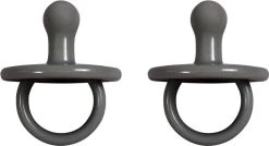 Filibabba Silikone Sut 2-pak - Stone Grey