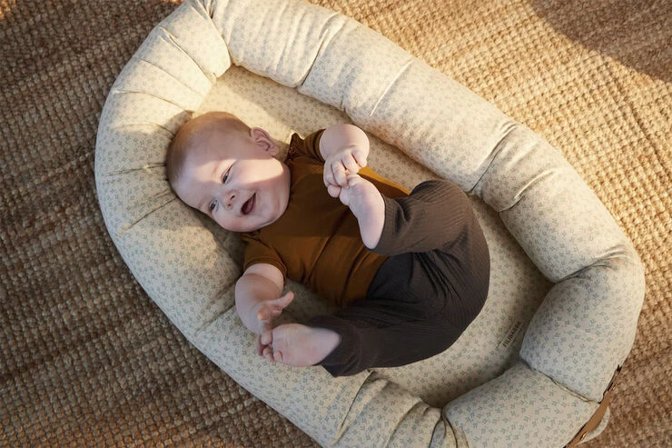 Filibabba Babynest - Breezy Harmony Tender Green 9 Filibabba Babynest - Breezy Harmony Tender Green - Billede 7