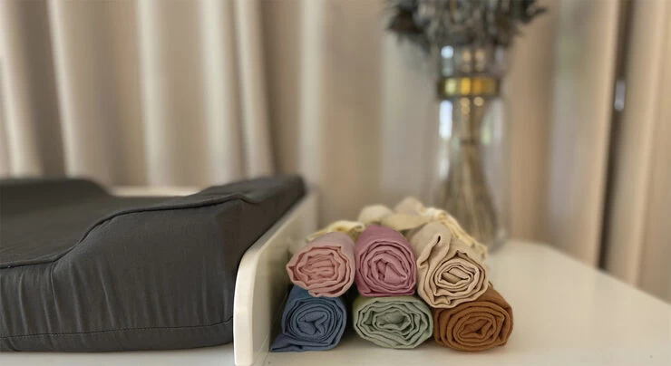 Filibabba Stofble GOTS - Muslin Vintage Rose 4 Filibabba Stofble GOTS - Muslin Vintage Rose - Billede 2