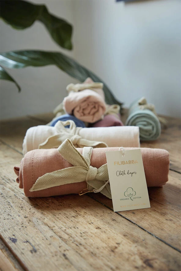 Filibabba Stofble GOTS - Muslin Vintage Rose 5 Filibabba Stofble GOTS - Muslin Vintage Rose - Billede 3