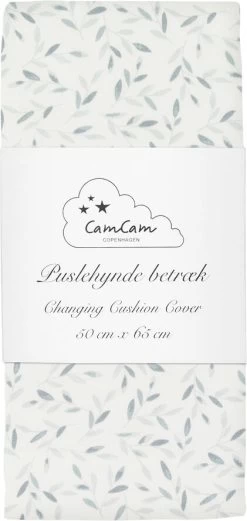 Changing Cushion Cover - OCS Green Leaves