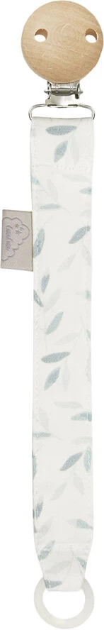 Cam Cam Copenhagen Pacifier Holder - GOTS Green Leaves