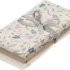 Cam Cam Copenhagen Muslin Cloth, 3-pack - GOTS Mix Pressed Leaves Rose, Dusty R 2 Cam Cam Copenhagen Muslin Cloth, 3-pack - GOTS Mix Pressed Leaves Rose, Dusty R -Baby Bonus 5712805032005 1