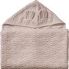 Cam Cam Copenhagen Towel, Junior, Hooded W/ Ears, 70x130cm - GOTS Dusty Rose -Baby Bonus 5712805034474 1