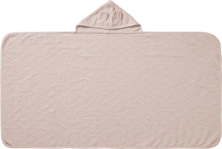 Cam Cam Copenhagen Towel, Junior, Hooded W/ Ears, 70x130cm - GOTS Dusty Rose 4 Cam Cam Copenhagen Towel, Junior, Hooded W/ Ears, 70x130cm - GOTS Dusty Rose - Billede 2