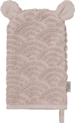 Cam Cam Copenhagen Wash Glove W/ Ears - GOTS Dusty Rose