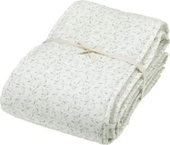 Cam Cam Copenhagen Cot Bumper - OCS Green Leaves