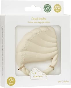 Cam Cam Copenhagen Conch Teether, Off-White -Baby Bonus 5712805055028 2