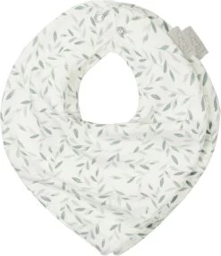 Cam Cam Copenhagen Bandana Bib, Jersey, 2-Pack - GOTS Green Leaves