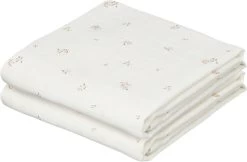 Cam Cam Copenhagen Muslin Cloth, Printed, 2-pack - GOTS Poppies