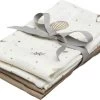 Cam Cam Copenhagen Wash Cloth, 4 Pack - GOTS Mix Dreamland, Camel -Baby Bonus 5712805092672