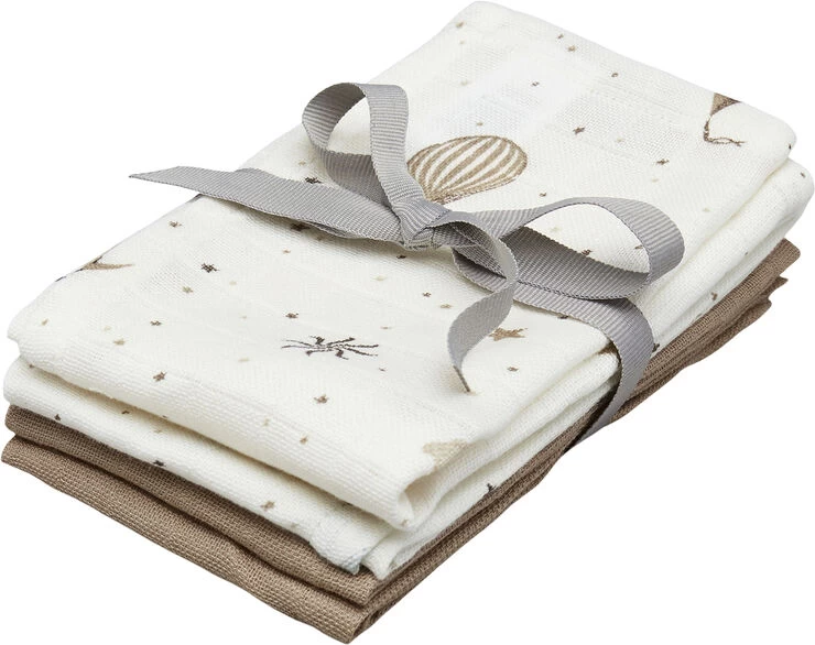 Cam Cam Copenhagen Wash Cloth, 4 Pack - GOTS Mix Dreamland, Camel 3 Cam Cam Copenhagen Wash Cloth, 4 Pack - GOTS Mix Dreamland, Camel