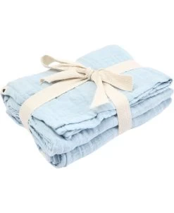 BIBS Muslin Cloth 2-pack 70x70 Cm Baby Blue